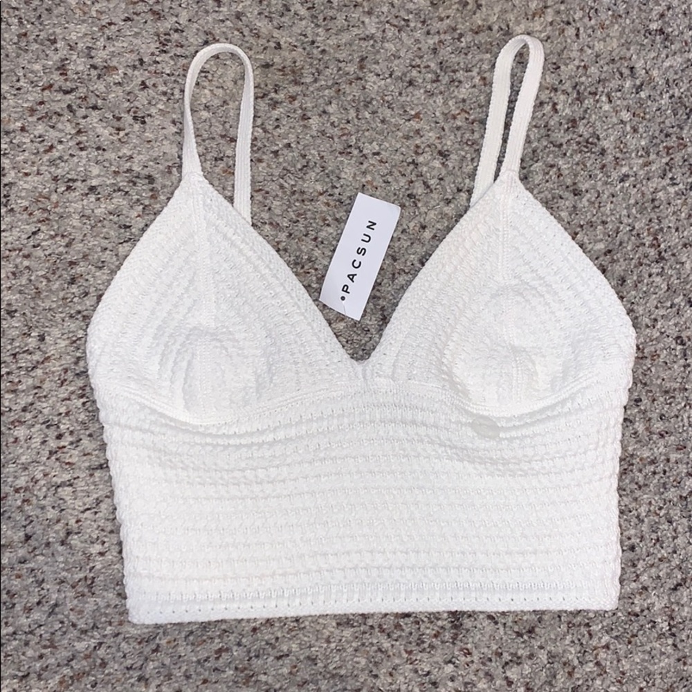 Pacsun Cropped Knit tank top
